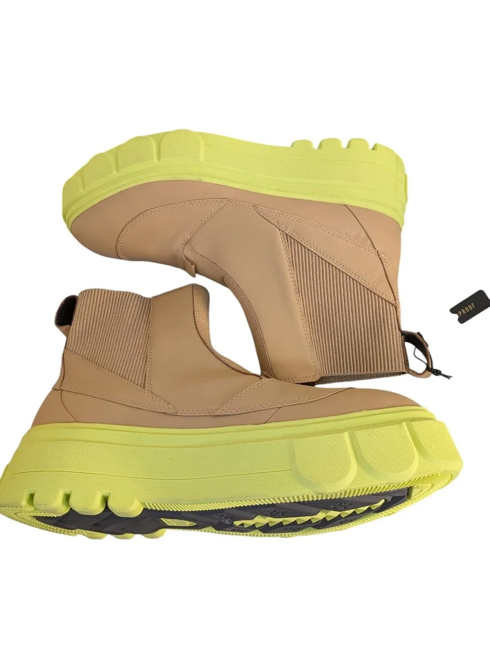 SOREL CARIBOU X Waterproof Platform Women’s Chelsea Boot | Canoe/Tippet .Size 12